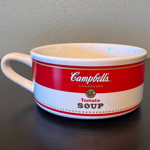 Vintage Campbell's TOMATO SOUP Label Handled Bowl / Mug - Picture 1 of 6
